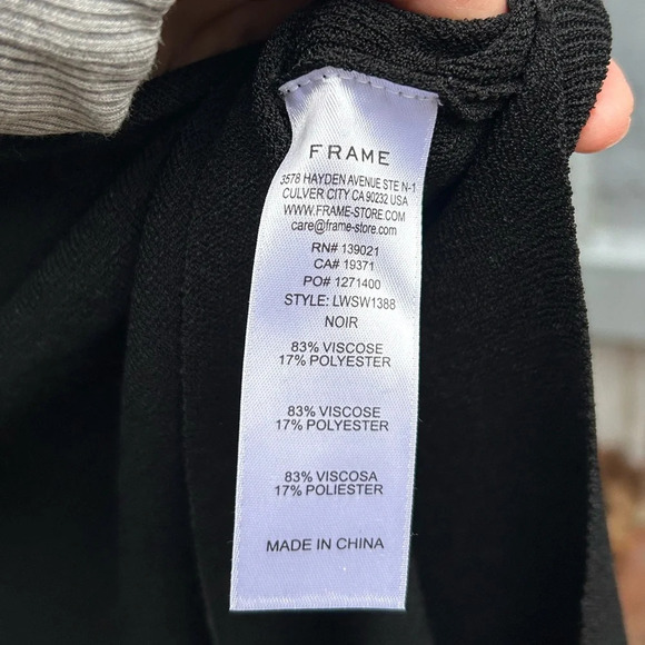 FRAME Cut-Out Midi Sweater Dress, size  Large - Picture 11 of 11